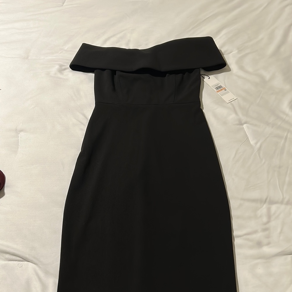 Calvin Klein off the shoulder dress